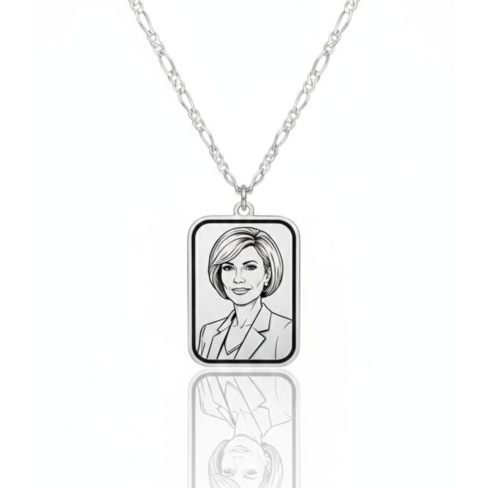 Photo Engraved Necklaces