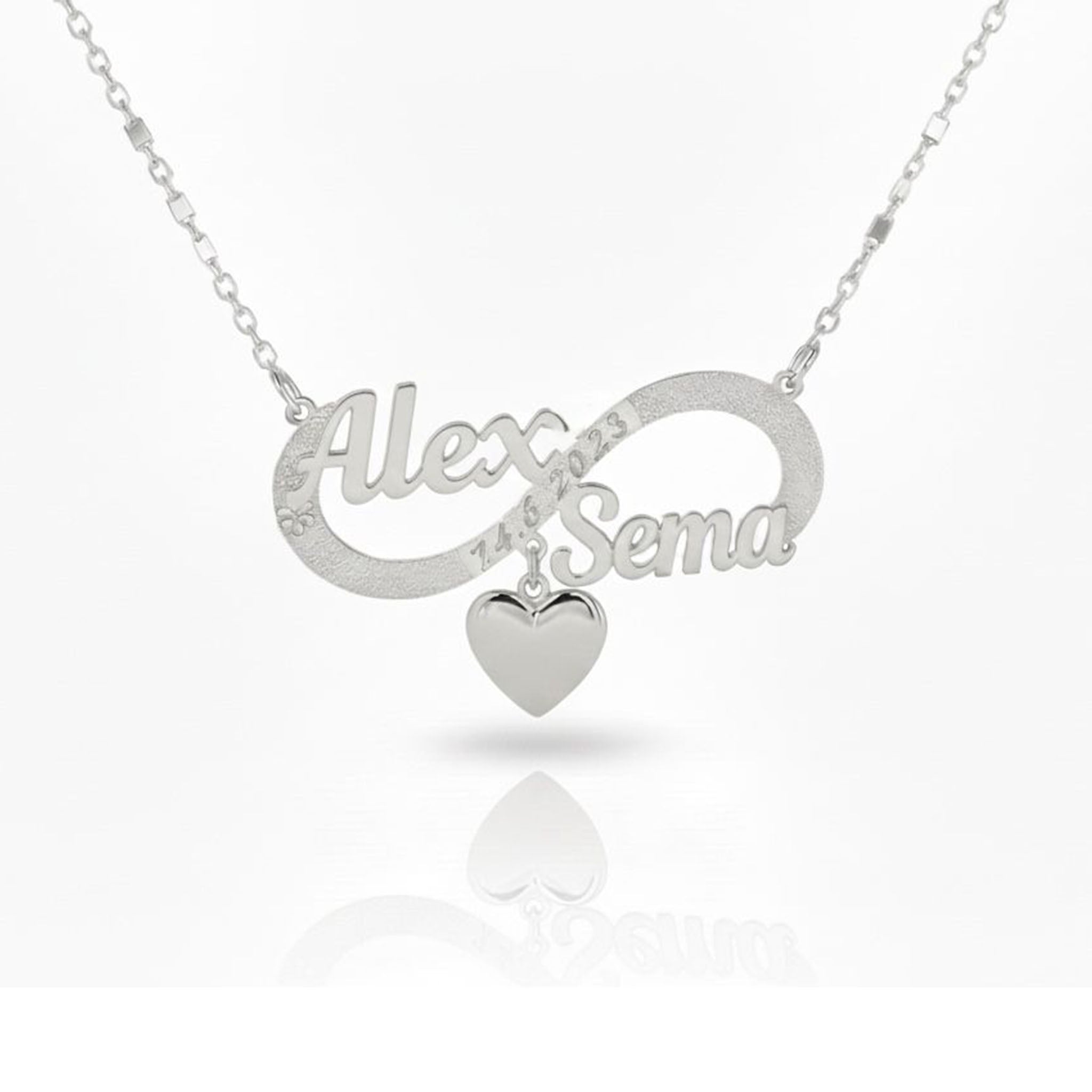 Single Name Necklace with extra icon