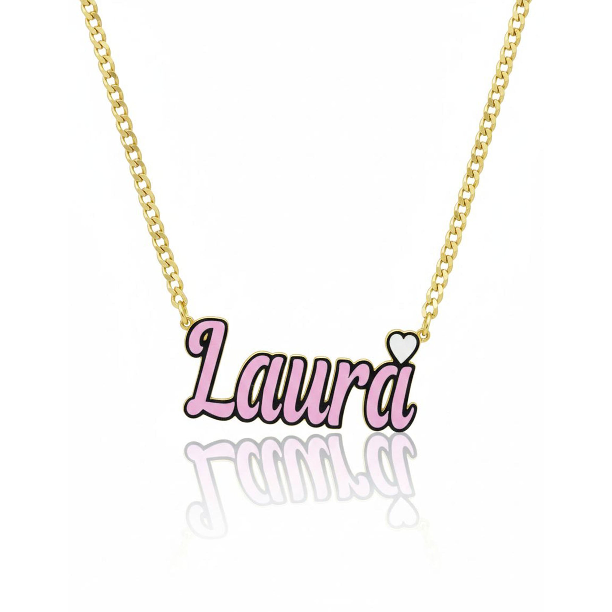 Colored Pendant with Necklace