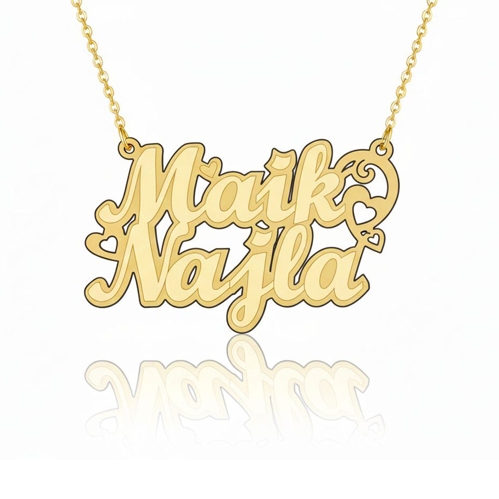Double Name Necklace